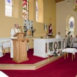 fr patrick sullivan delivers his homily